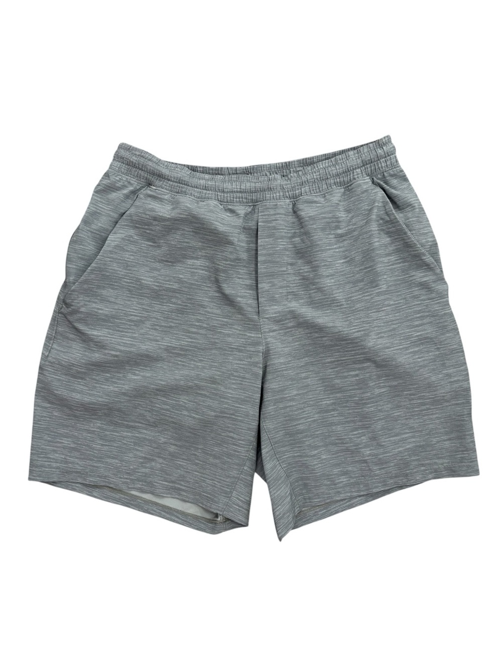 Lululemon Pace Breaker Lined Short 7" Sea Salt Grey Size Medium Gym Running
